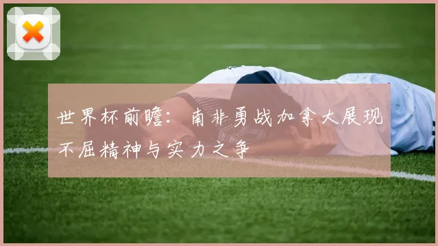 世界杯前瞻：南非勇战加拿大展现不屈精神与实力之争